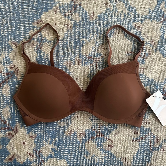NWT Lively Wireless Push Up Bra in Espresso 32D - Picture 1 of 2